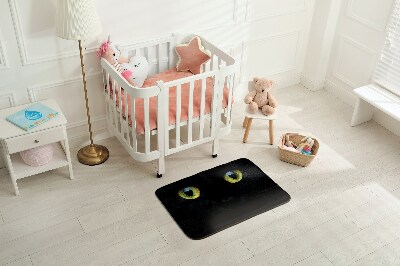 Alfombra infantil Ojos de gato negros