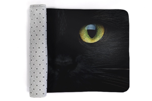 Alfombra infantil Ojos de gato negros