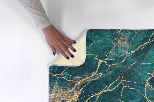 Alfombra Mármol verde