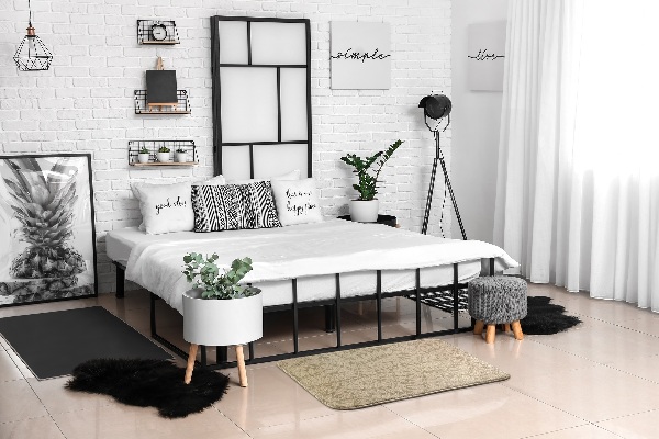 Alfombra Hojas beige