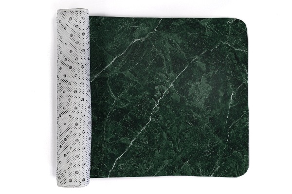 Alfombra Motivo de mármol verde