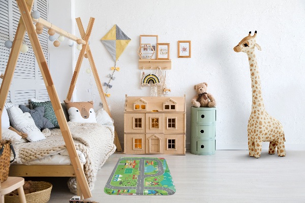 Alfombra infantil Ciudad con carreteras