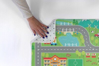 Alfombra infantil Ciudad con carreteras