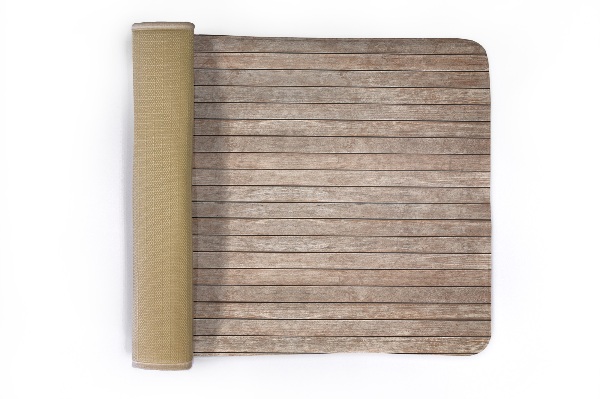 Alfombra Motivo de tablones de madera