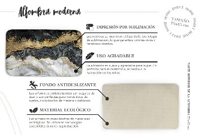 Alfombra infantil Planetas, cohetes y espacio