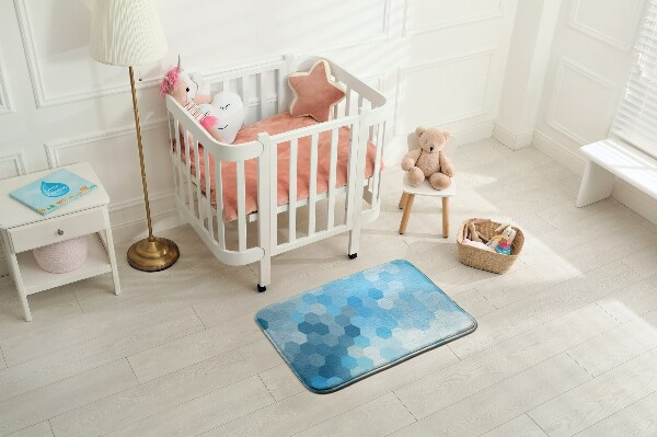 Alfombra infantil Hexágonos en sombras