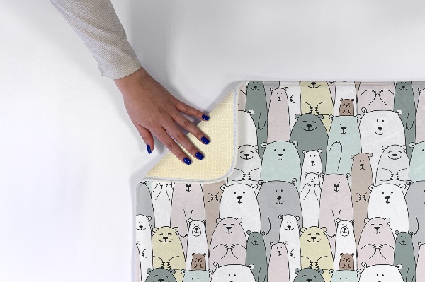 Alfombra infantil Dibujo de osos
