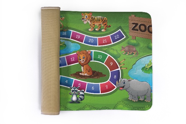 Alfombra infantil Juego de mesa zoo