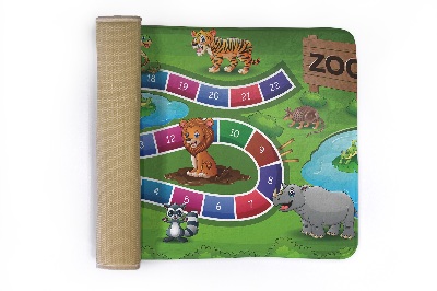 Alfombra infantil Juego de mesa zoo