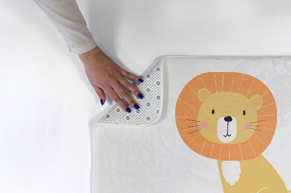 Alfombra infantil Estampado de leones