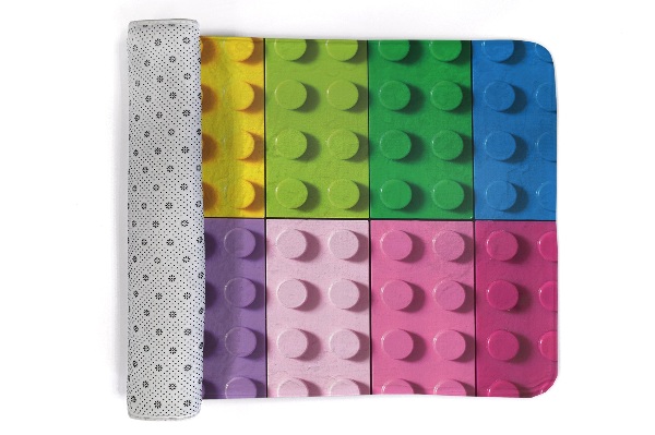 Alfombra infantil Bloques de colores similares a LEGO
