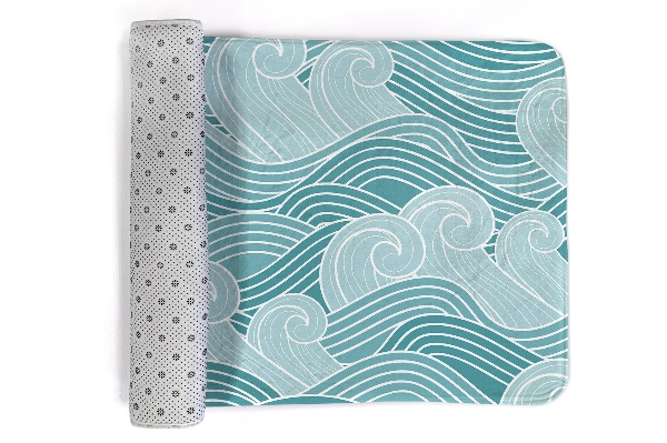 Alfombra infantil Olas japonesas