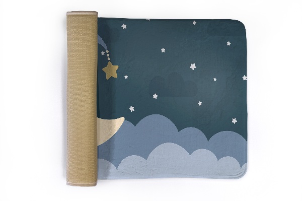 Alfombra infantil Luna con gorro