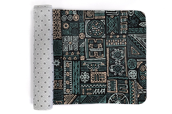 Alfombra antideslizante Motivos geométricos y símbolos étnicos
