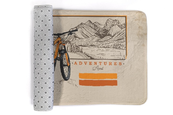 Alfombra infantil Bicicleta de montaña