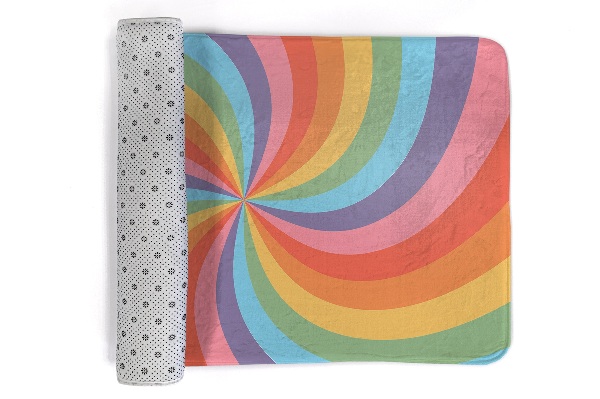 Alfombra infantil Espiral de colores