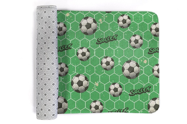 Alfombra infantil Motivos de balones de fútbol