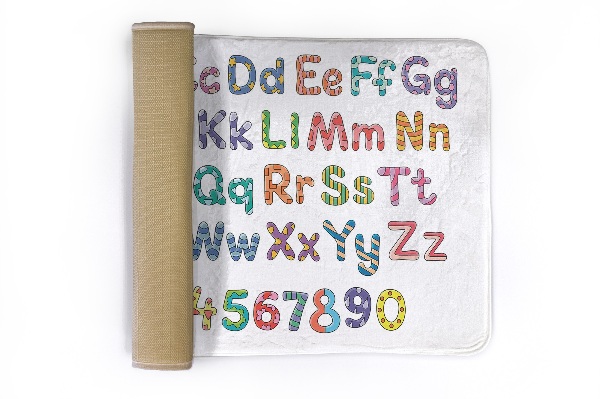Alfombra infantil Letras y números