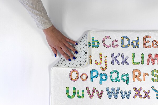 Alfombra infantil Letras y números