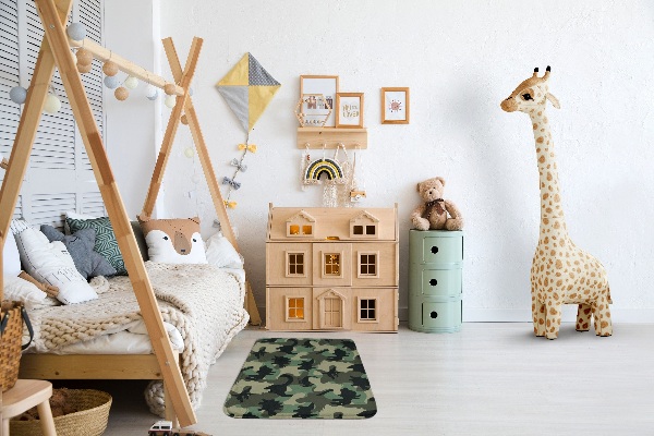 Alfombra infantil Dinosaurios camuflados