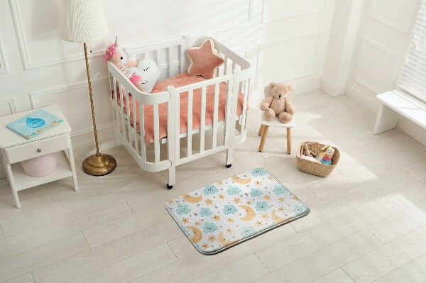 Alfombra infantil Luna y nubes