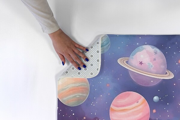 Alfombra infantil Planetas en el espacio