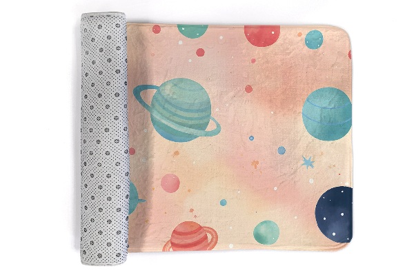 Alfombra infantil Planetas y estrellas