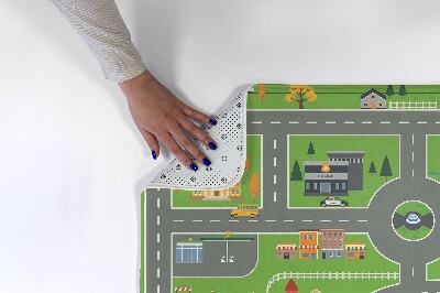 Alfombra infantil Ciudad con carreteras