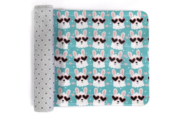 Alfombra infantil Llamas con gafas