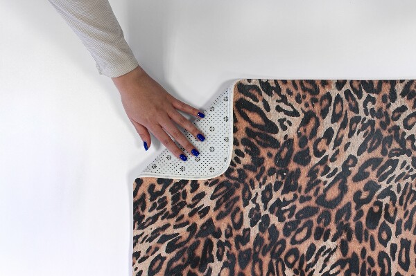 Alfombra antideslizante Patrón de piel de leopardo