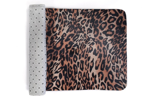 Alfombra antideslizante Patrón de piel de leopardo