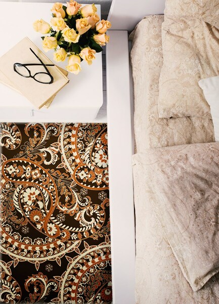 Alfombra vinílica Paisley retro