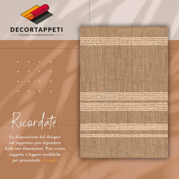 Alfombra vinílica Beige en líneas