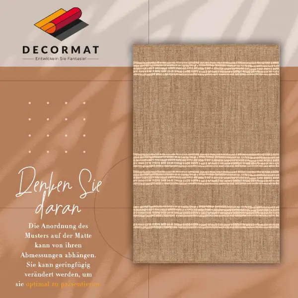 Alfombra vinílica Beige en líneas