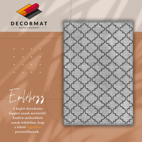 Alfombra vinilo cocina Patrón geométrico oriental