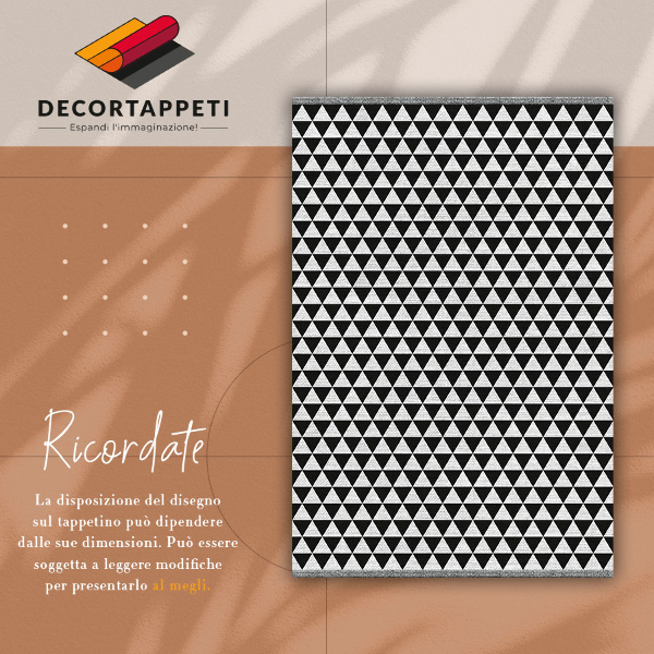Alfombra pvc Patrón de triángulo