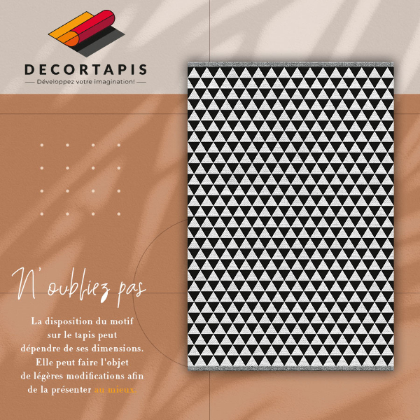 Alfombra pvc Patrón de triángulo