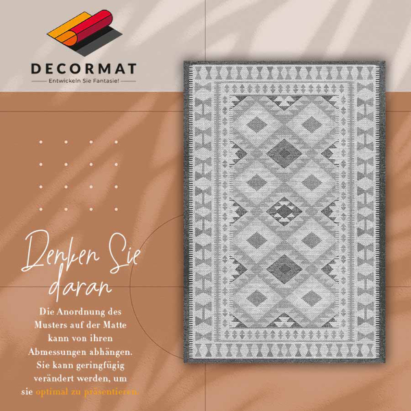 Alfombra vinílica Diamantes grises