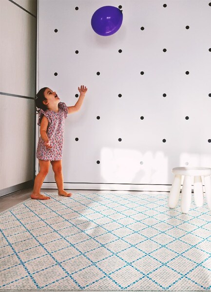 Alfombra vinilo Líneas geométricas