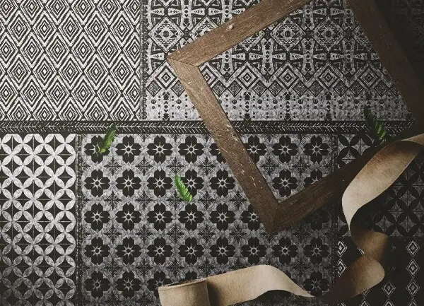 Alfombra vinilo Estilo azteca