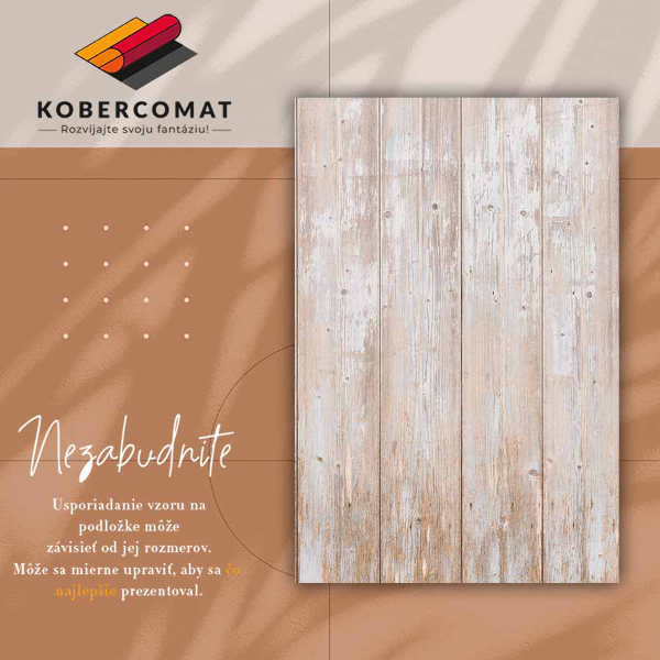 Alfombra vinilo cocina Tablas envejecidas