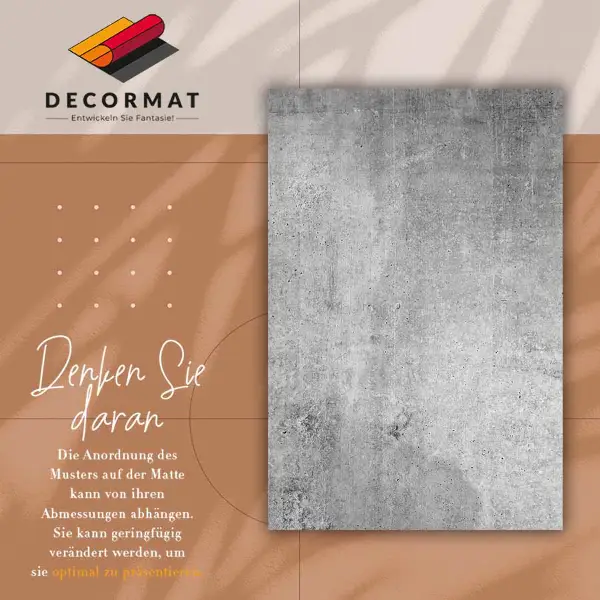 Alfombra pvc Hormigón gris