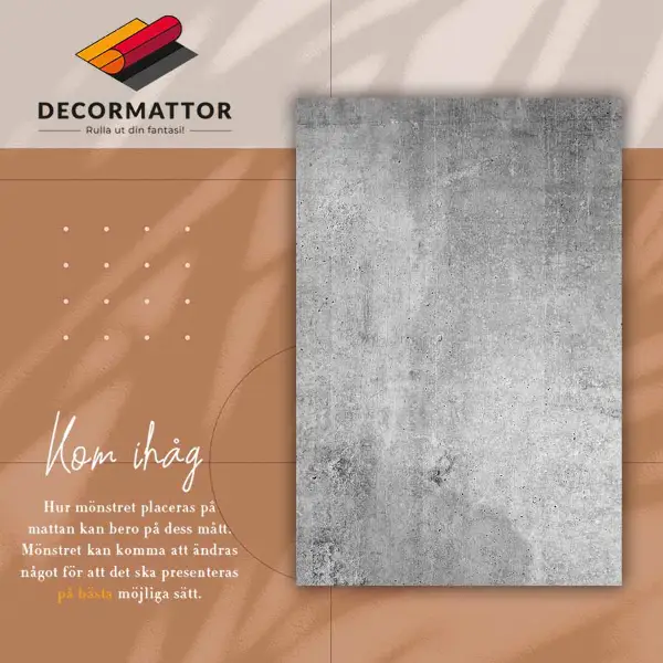 Alfombra pvc Hormigón gris