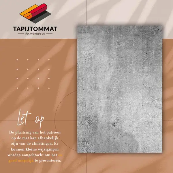 Alfombra pvc Hormigón gris