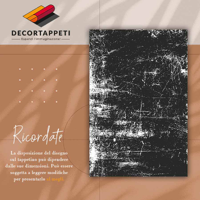 Alfombra de vinilo para cocina Hormigón rayado negro