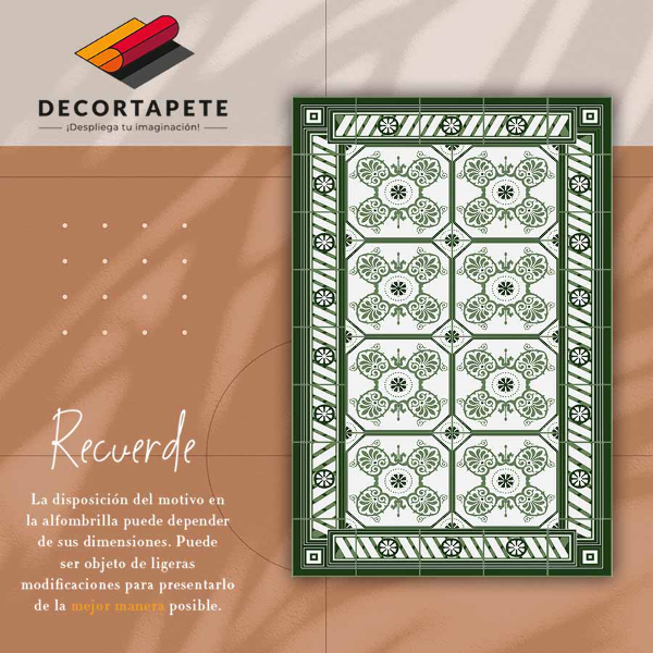 Alfombra de vinilo para salon Azulejos vintage
