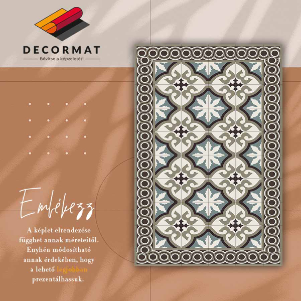 Alfombra vinilo cocina Estilo portugués