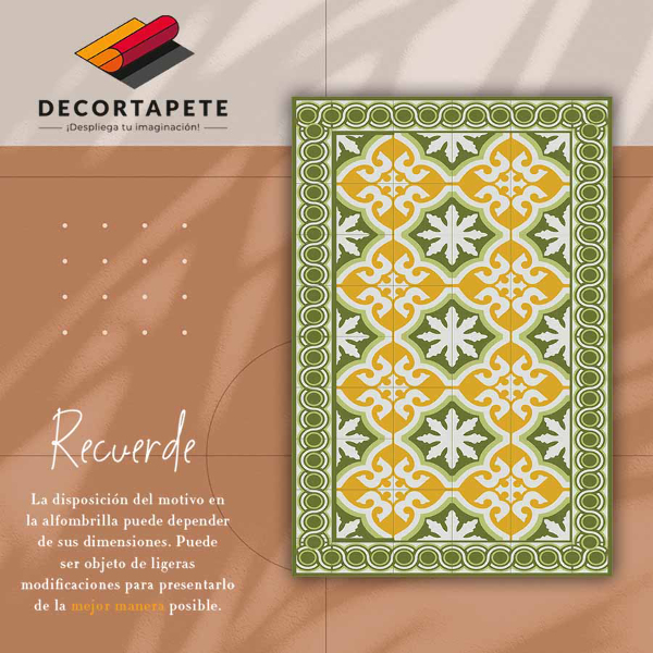 Alfombra de vinilo Azulejos clásicos