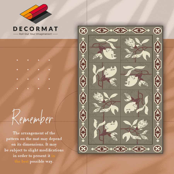Alfombra vinilo cocina Azulejos de magnolia