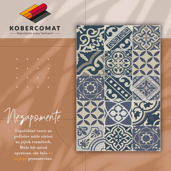 Alfombra pvc Patrones retro
